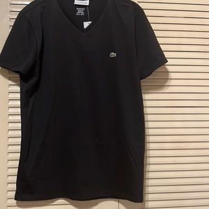 Lacoste Mens black small t-shirt